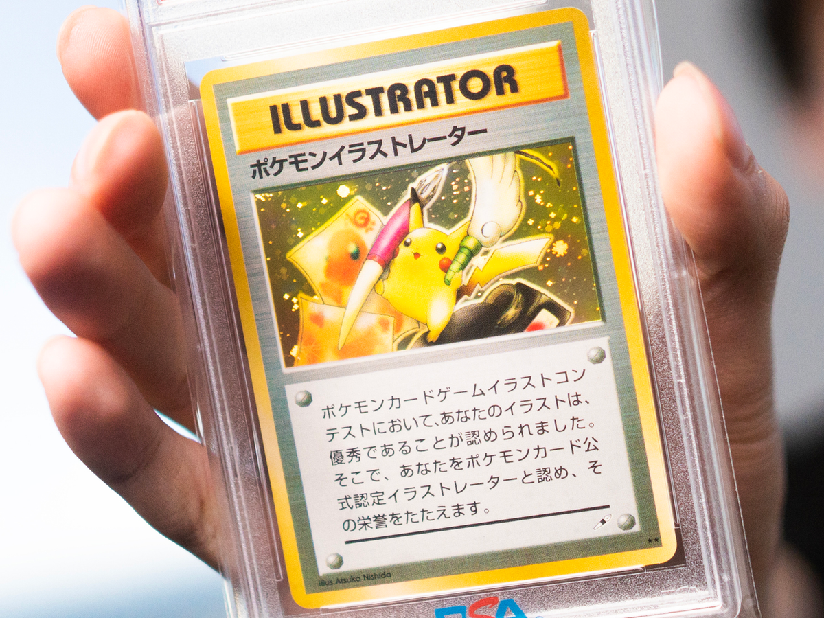 Pokemon illustration card collection